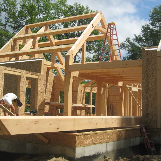 solid timbers inside and out