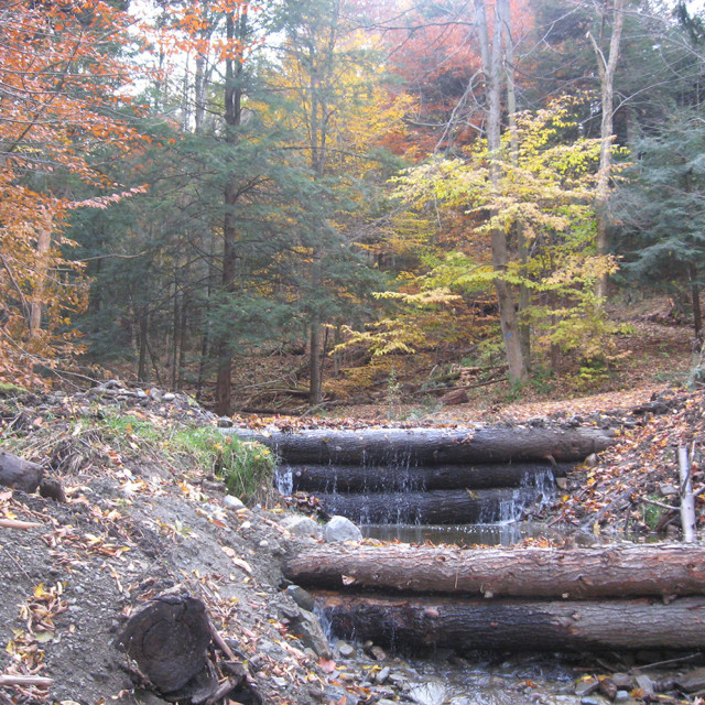 Waterfall near 2-mile of nature trails