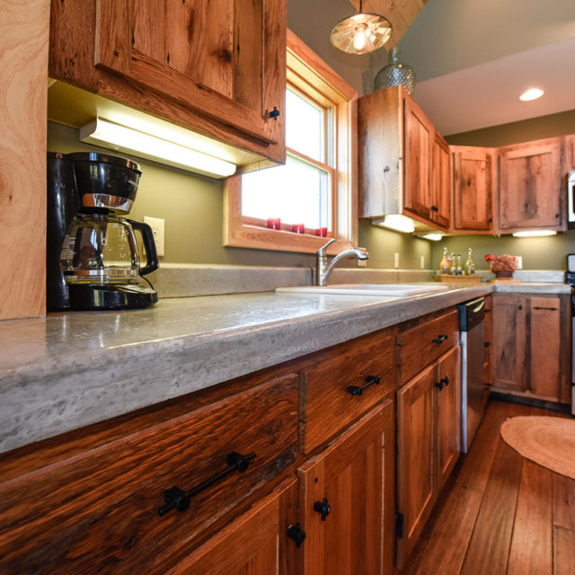 Chalet Concrete Kitchen Island